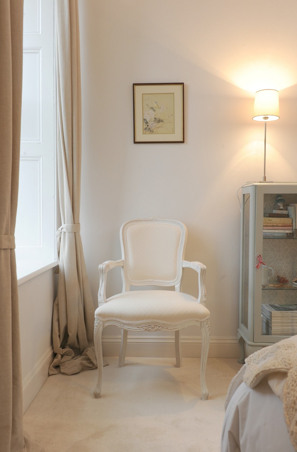 Edinburgh period apartment | Guest bedroom detail | Interior Designers